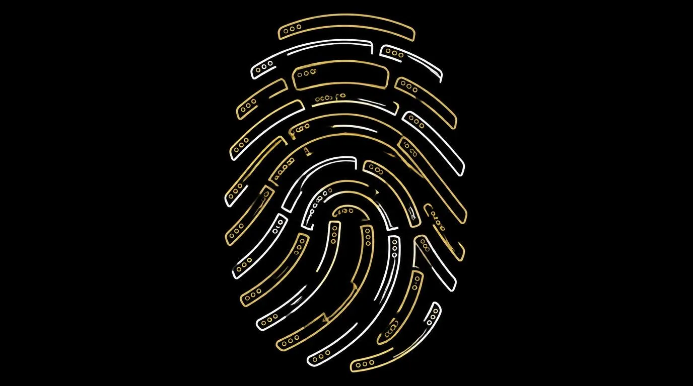 Browser fingerprinting in incognito mode illustrated as a fingerprint made of browser windows